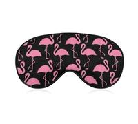 Antifaz para dormir nocturno, BlockLight suave para sombra de ojos, cómoda máscara para dormir para viajes en avión, yoga, siesta, compatible con flamenco rosa