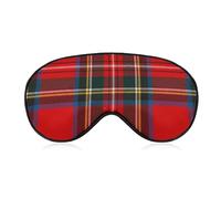 Antifaz para dormir nocturno, funda suave para sombra de ojos, cómoda funda para máscara de ojos para viajes en avión, yoga, compatible con cuadros rojos, cultura occidental europea, inspirado, patrón