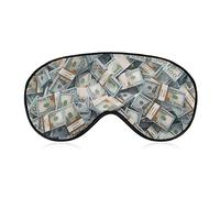 Antifaz para dormir para hombres y mujeres compatible con Money American Bill Dollar Sleeping Mask, cómodo antifaz para ojos con correa ajustable, bloquea la luz para dormir con los ojos vendados pa