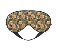 Antifaz para dormir para mujeres y hombres, con bonito estampado de leopardo rosa, hebilla ajustable, máscara de viaje para dormir, máscara de dormir, cómoda máscara de dormir para mujeres y hombres