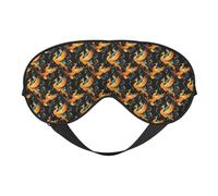 Antifaz para dormir para mujeres y hombres, con estampado de fénix de fantasía, hebilla ajustable, máscara de viaje para dormir, máscara de dormir, cómoda máscara de dormir para mujeres y hombres