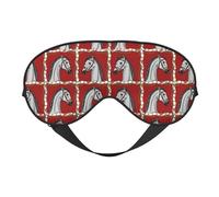 Antifaz para dormir para mujeres y hombres, diseño clásico de cabeza de caballo, suave, máscara de viaje para dormir, con hebilla ajustable, para mujeres y hombres, divertidas vendas para juegos de