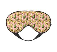 Antifaz para dormir para mujeres y hombres, hebilla ajustable, lindo estampado de aguacate, antifaz de viaje para dormir, máscara para dormir, cómodas vendas para mujeres y hombres, divertidas vendas
