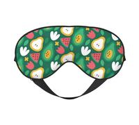 Antifaz para dormir para mujeres y hombres, lindo aguacate, sandía, flor, suave, máscara de viaje para dormir, máscara de dormir con hebilla ajustable para mujeres y hombres, divertidas vendas para