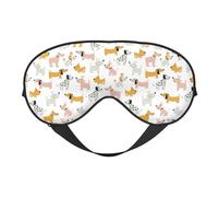 Antifaz para dormir para mujeres y hombres, lindo perro dálmata, antifaz suave de viaje para dormir, máscara de dormir con hebilla ajustable, para mujeres y hombres, divertidas vendas para juegos de