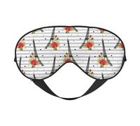 Antifaz para dormir para mujeres y hombres, Torres Eiffel, rosa, ajustable, hebilla suave, máscara de viaje para dormir, máscara de dormir, máscara de dormir para mujeres y hombres, divertidas vendas