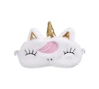 Antifaz Para Dormir PC 1 Mascarilla de ojos de unicornio de dibujos animados Variedad de la máscara de sueño con máscara de sombra de ojos de peluche Máscara de sombra de ojos Adecuado for viajes Casa