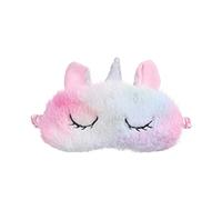 Antifaz Para Dormir PC 1 Mascarilla de ojos de unicornio de dibujos animados Variedad de la máscara de sueño con máscara de sombra de ojos de peluche Máscara de sombra de ojos Adecuado for viajes Casa