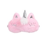 Antifaz Para Dormir PC 1 Mascarilla de ojos de unicornio de dibujos animados Variedad de la máscara de sueño con máscara de sombra de ojos de peluche Máscara de sombra de ojos Adecuado for viajes Casa