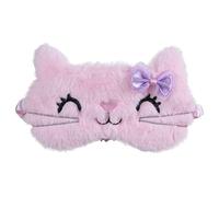 Antifaz Para Dormir Peluche Mask Mascarilla con los ojos de felpa Lindo gato ojo ojo for niños Anime Dormigor Mascarilla Dibujos animados Suave Peluche Máscara de viaje Descanso Ayuda for dormir Eyepa