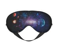 Antifaz para dormir, planetas, estrellas y galaxias1 para dormir, máscaras para dormir para mujeres y hombres, cubiertas opacas para los ojos para viajes/dormir