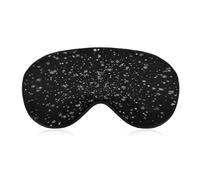 Antifaz para dormir realista desigual nevada aleatoria copo de nieve para mujeres y hombres, correa ajustable, cubierta de ojos vendados para viajes, yoga, siesta, trabajo