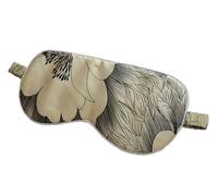 Antifaz para Dormir Seda Antifaz for dormir de seda pura, ambos lados, patrón Floral, parasol, cubierta for ojos súper suave, ayuda for relajarse en viajes, Multicolor para dormir toda la noche(NO.8)