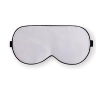 Antifaz para Dormir Seda Antifaz for dormir de seda pura, cubierta for ojos calidad, sombra con los vendados, ayuda for relajarse viaje ajustable(Silvery Grey)