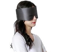 Antifaz para Dormir Seda Mascarilla for dormir de seda morera, parche for el ojo que bloquea la luz, antifaz, suave y acolchado, ayuda for for viaje, for para dormir toda la noche(Gray)