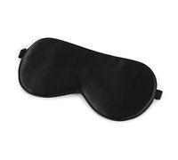 Antifaz para Dormir Seda Mascarilla for dormir seda Natural de morera, suave venda for los ojos, mascarilla for for viajar en casa, ayuda for, cubierta for saludable para dormir toda la noche(Black)