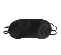 Antifaz para Dormir Seda Mascarilla for ojos de seda for hombre y mujer, cubierta suave for los, parche for viaje, for el ojo Natural, mascarilla for dormir, 1 ud para dormir toda la noche(Black)