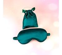 Antifaz Para Dormir Seda pura sombreado de doble lado con máscara for dormir de ojos cubierta de ouros con ojos for ojos for ojos for la salud de la salud del escudo de sueño(Black)
