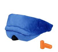 Antifaz Para Dormir Tela de alto grado Sombreado de ojos Portátil Mask Mask Eyepatch acolchado Cubierta de sombra Ojo Mascarilla Noche Descanso Vendra Vendaje de Sueño Antifaz Para Dormir Mujer(Blue)