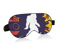 Antifaz para dormir unisex Bigfoot Music Guitar Rainbow Night Sleeping Mask Cómodo Eye Sleep Shade Cover