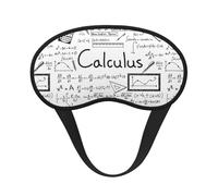 Antifaz para dormir unisex con estampado de cálculo de matemáticas Geek, cómoda, para viajes, meditación, sueño, viajes