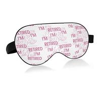 Antifaz para dormir unisex Estoy jubilado Retiro Partie Night Sleeping Mask Cómodo Eye Sleep Shade Cover