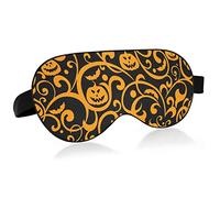 Antifaz para dormir unisex Halloween Jack Pumpkin Night Sleeping Mask Cómodo Eye Sleep Shade Cover