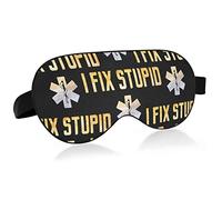 Antifaz para dormir unisex I fix Stupid EMT rn Night Sleeping Mask Cómodo Eye Sleep Shade Cover