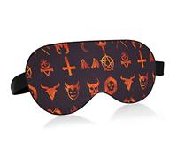 Antifaz para dormir unisex Icono malvado Baphomet fire Night Sleeping Mask Cómodo Eye Sleep Shade Cover