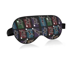Antifaz para dormir unisex Let's Kick Some Grass Football Night Sleeping Mask Cómodo Eye Sleep Shade Cover