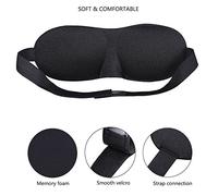 Antifaz para Dormir,Yinsili Antifaz para dormir de seda natural, 3D Máscara de sueño ultra suave y ligero, anti-luz y cómodo, para viaje, sueño, meditación