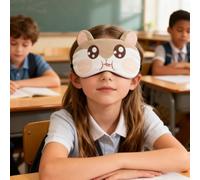 Antifaz Para Niños - Antifaces Para Dormir Nocturnos Con Efecto Blackout Y Paquete De Gel Frío - Antifaz De Dibujos Animados Bonito | Para Viajes En Avión, Siestas, Relajación Y Tiempo De