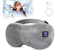 Antifaz para ojos cálido, 1000 mAh, máscara de ojos calentada, antifaz para dormir para mujeres, máscara térmica para ojos, gafas térmicas con batería, 3 niveles de calor, recargable por USB, lavable