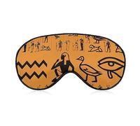 Antifaz para ojos con diseño de imágenes prediseñadas del Antiguo Egipto, supersuave, para hombres, mujeres y niños, antifaz para ojos vendados con banda elástica, antifaz para dormir, cubierta para