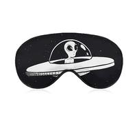 Antifaz para ojos de juego de fiesta, unisex, máscara elástica para dormir, cómoda máscara para dormir para mujeres y hombres, compatible con Galaxy Space Alien UFO