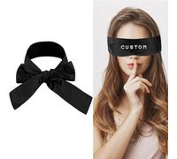 Antifaz Personalizado Con Nombre O Texto Antifaz De Satén De Seda Para Dormir Juego De Ataduras Para Juegos De Restricción Cubreojos Regalo San Valentín Para Parejas Juego De Rol Color Negro