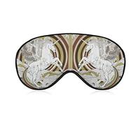 Antifaz psicodélico con alas de ángel y unicornio para dormir Blackout Night Blindfold con correa ajustable para hombres, mujeres, viajes, yoga, siesta