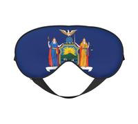 Antifaz reversible de poliéster para dormir con correa ajustable para máxima comodidad y bloqueo de luz