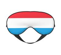 Antifaz reversible de poliéster para dormir con correa ajustable para máxima comodidad y bloqueo de luz