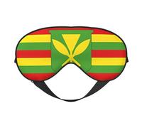 Antifaz suave con la bandera de Hawái. Unisex, cómodo y transpirable, adecuado para el descanso diario. Te ayuda a entrar rápidamente en un sueño profundo.