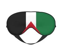 Antifaz suave con la bandera del Estado de Palestina, cómoda máscara para dormir de lado, bloqueo de luz, máscara relajante sin presión