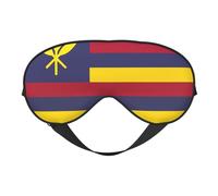 Antifaz suave con la bandera del Reino de Hawái, cómoda máscara para dormir de lado, bloqueo de luz, máscara relajante sin presión