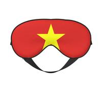 Antifaz suave con la bandera vietnamita, cómoda máscara para dormir de lado, bloqueo de luz, máscara relajante sin presión