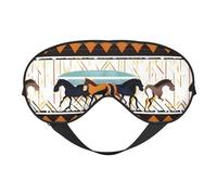 Antifaz suave con patrón de rayas de caballo. Unisex, cómodo y transpirable, adecuado para el descanso diario. Te ayuda a entrar rápidamente en un sueño profundo.