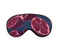 Antifaz suave para dormir con aroma a granada, eficaz para bloquear la luz y para dormir durante los viajes.