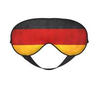Antifaz suave para dormir con la bandera de Alemania, parche transpirable para mujer, perfecto para viajes y relajación