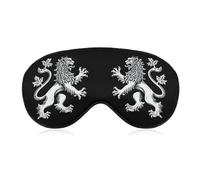 Antifaz suave para dormir con la bandera de Escocia y león rampante, eficaz antifaz para dormir y viajar.