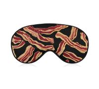 Antifaz suave para dormir con tiras de tocino, eficaz bloqueador de luz, antifaz nocturno para dormir y viajar.