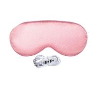 Antifaz térmico para los ojos - Gafas de calor, antifaz para dormir de 20 cm, calefacción eléctrica, tela de seda, calor calmante, bloqueo de luz, alivio del estrés, relajación, sueño profundo, viajes
