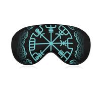 Antifaz unisex suave con brújula mágica vikinga Vegvisir, diseño antiguo ideal para juegos.